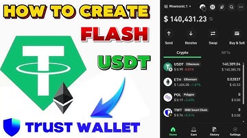 HOW TO CREATE FLASH USDT IN TRUST WALLET (2025) FAST AND EASY