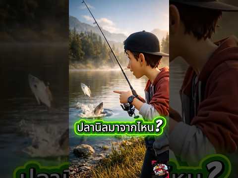 ปลานิลมาจากไหน #fishing #ชิงหลิว #cartoon #ตกปลา