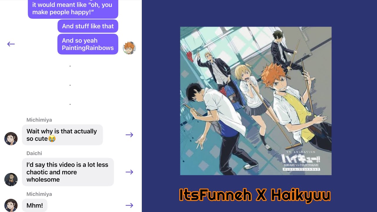 ItsFunneh X Haikyuu|| How The Krew made their names||Haikyuu texts