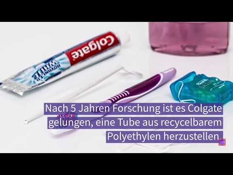 Unschädlich und abbaubar: Colgates grüne Zahnpasta-Tube