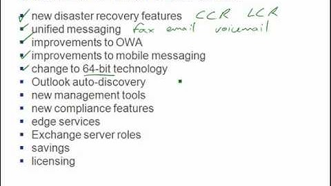 Exchange 2007 video review -- Introduction