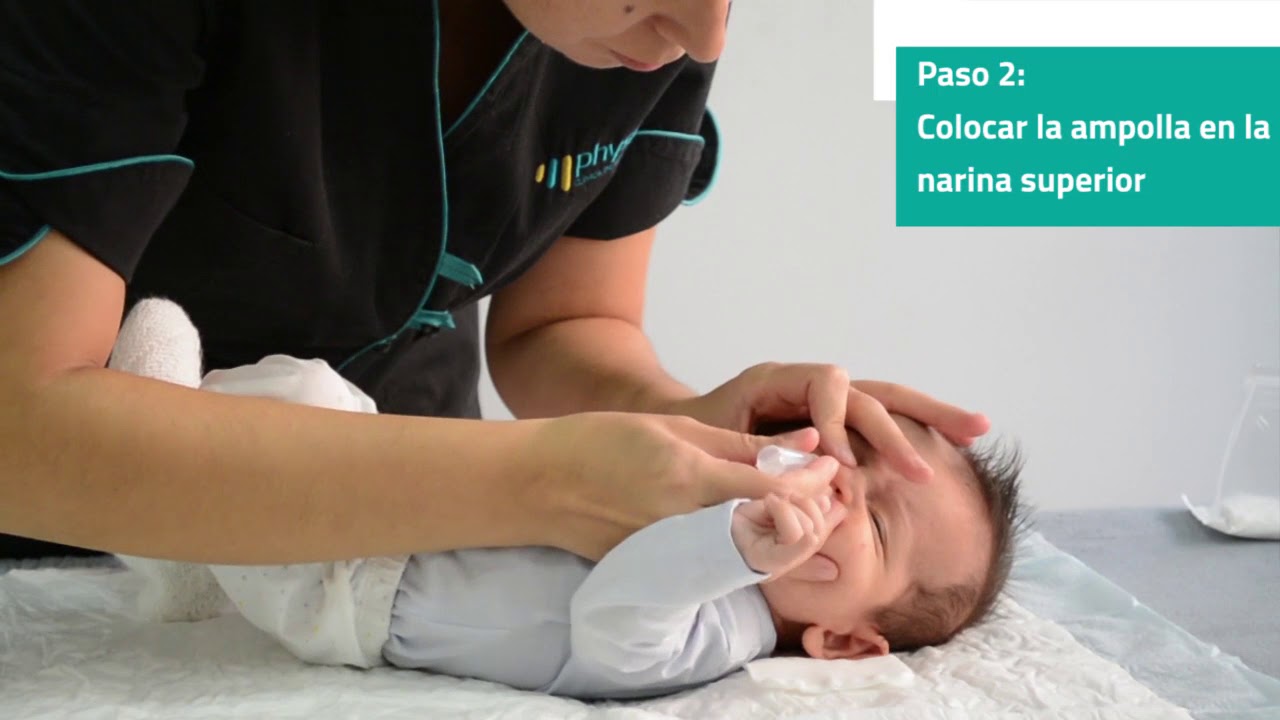 Lavado nasal en bebés – Clínica Physed