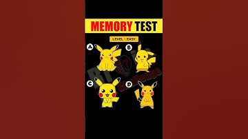 আপনার স্মৃতি শক্তি পরীক্ষা করুন : Guess The Correct One! | Memory Test Puzzles #shorts #viral