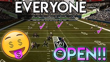 EVERYONE IS OPEN!! PA CROSS IN- I FORM SLOT FLEX MADDEN 19
