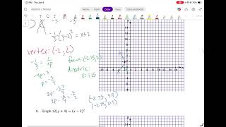 Chapter 10   Graphing a Translated Parabola Examples 1 and 2