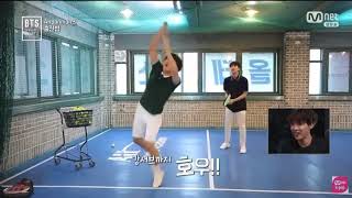 Download Bts J-hope And Jin Playing Tennis Video MP3 Bts J-hope And Jin Playing Tennis