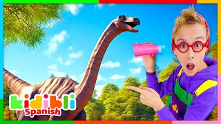 Aprendamos sobre los dinosaurios | Vídeos educativos para niños | Kidibli