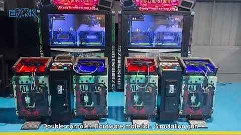 EPARK Razing Storm Two-Player Shooter Competition League Arcade Game  Shooting Game Machine
