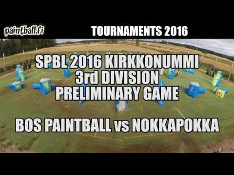 BOS Paintball vs Nokkapokka - SPBL2016 Kirkkonummi