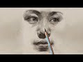 How to shade a face in pencil