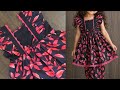 Very easy frill baby frock cutting and stitching tutorial || How to sew simple and easy baby frock