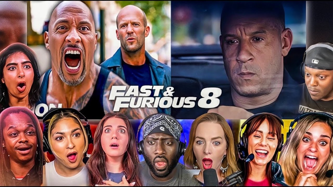 Stopping Dom & Shaw Death Scene REACTIONS!” The Fate of the Furious (2017) Movie Reaction Hd