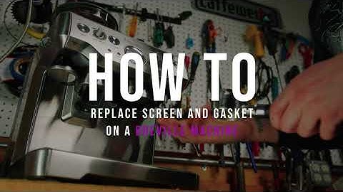 Caffewerks Breville Espresso Machine Gasket and Screen Replace and Install // How To