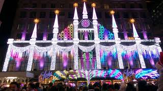 New York Saks Fifth Avenue Chirstmas Light Show 12/05/2021