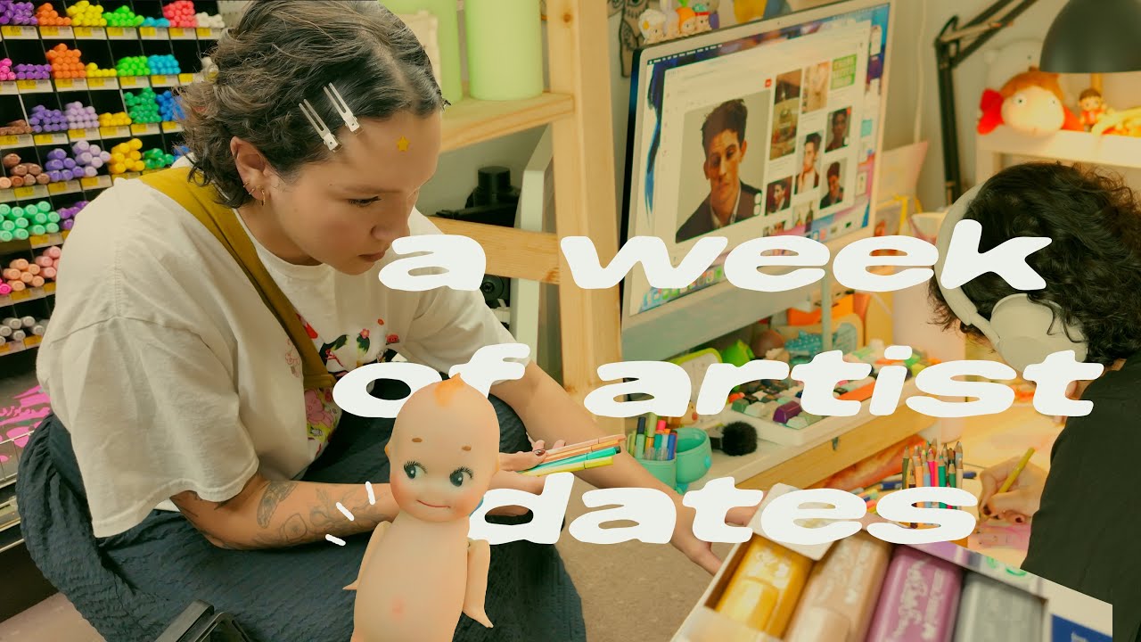 how to get your creativity back: vlogging artist dates for a week  ദി ( ᵔ ᗜ ᵔ )