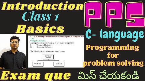 BTECH PPS  C Language Tutorial for Beginners with notes & exam questions|#c #cbasicsforbeginners