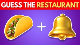 Guess The Fast Food Restaurant By Emojis 🍔🍟 | Emoji Quiz 2026