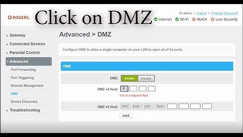 Port forwarding Newest Rogers Ignite WiFi Gateway Modem