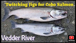 Twitching Jigs for Coho salmon   An adventure!