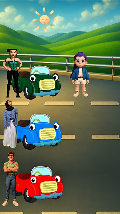 can little rumi drive the last car ? #shorts