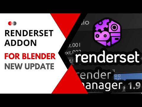 Renderset render manager Addon for Blender by Polygoniq | New Update