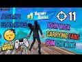 ASMR Gaming 😴 Fortnite John Wick Carrying Fans Gum Chewing 🎧🎮 Controller Sounds + Whispering 💤