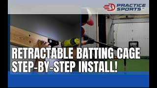 Step-by-Step: Installing a Retractable Batting Cage for Indoor Use