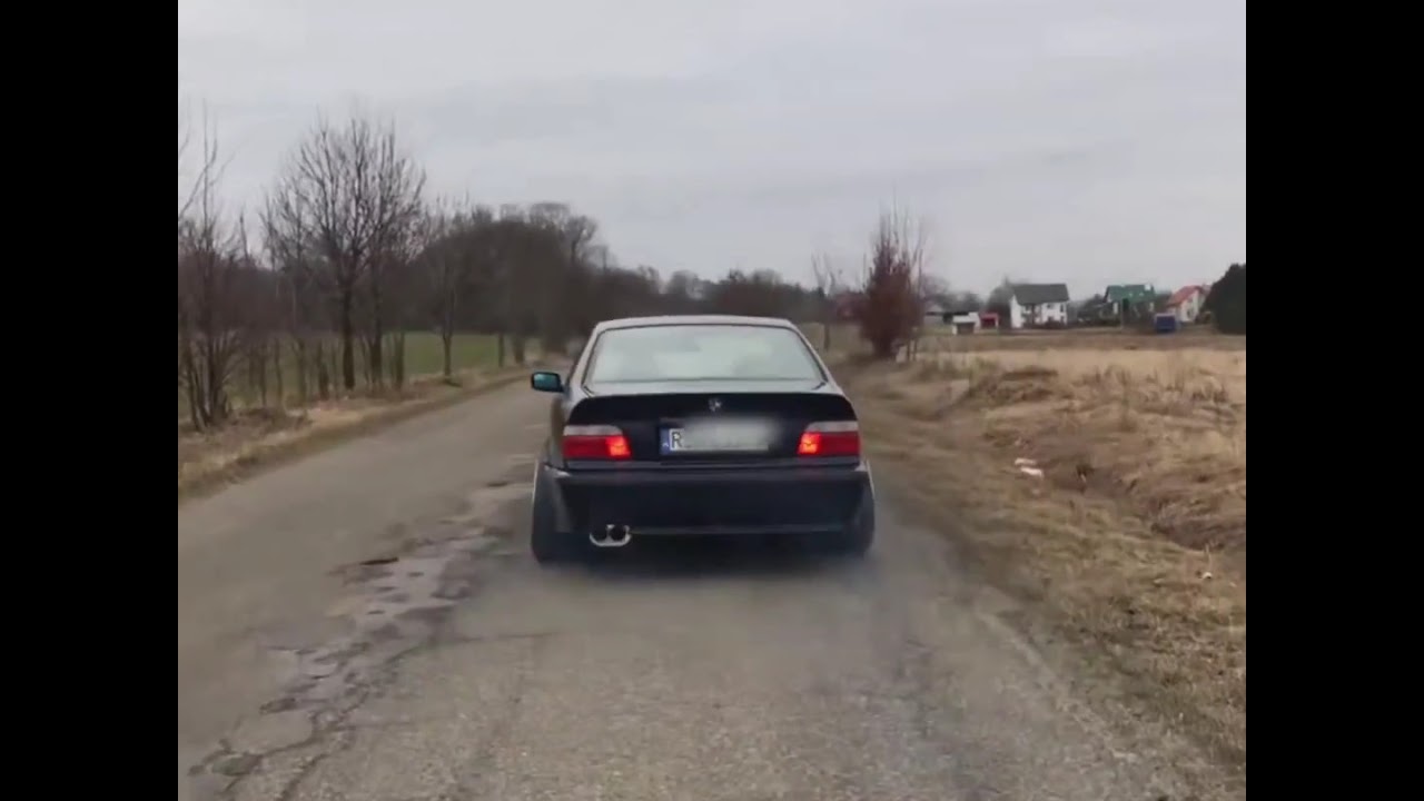 -= E36 V8 4,4 M62 BRUTAL Sound , procustom.pl mufflers silencers for your order -=