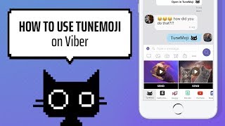 TuneMoji chat extension guide for Viber! screenshot 1
