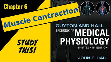 Guyton and Hall Medical Physiology (Chapter 6) REVIEW Muscle Contraction || Study This!