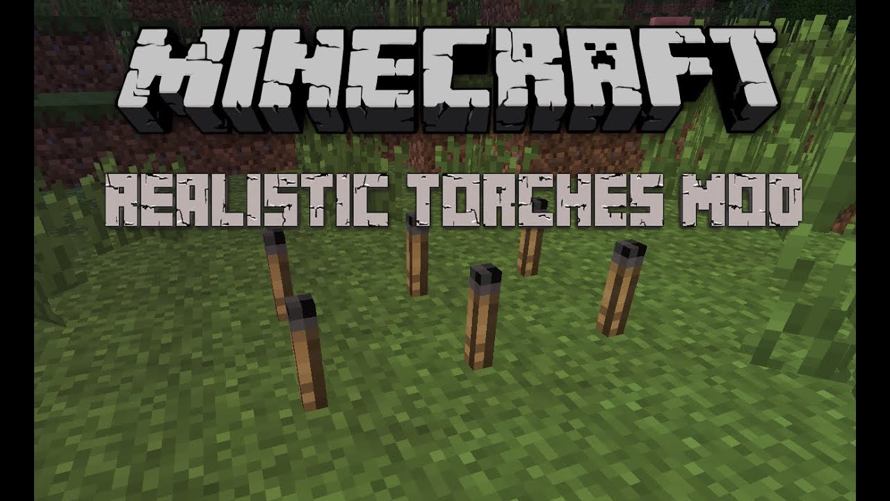 REALISTIC TORCHES MOD 1.7.10 - Minecraft Modvorstellung - YouTube