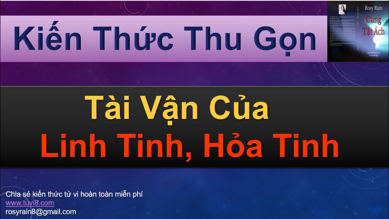 Tài Vận của Linh Tinh , Hỏa Tinh - Kiến thức thu gọn dễ học dễ nhớ