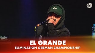 El Grande Elimination German Beatbox Championship 2018