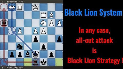 Black Lion against fianchetto system ! How to CRUSH it !? [explained game 5]