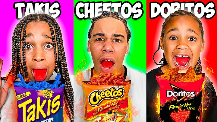 Cali's LAST to STOP EATING SPICY CHIPS Challenge