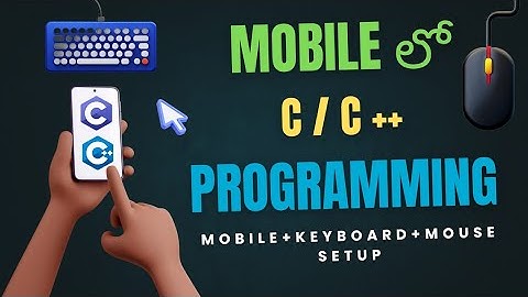C/C++ Programming on Mobile ( No Laptop ) | Ultimate Mobile Coding Setup in Telugu (AI Syntax Guide)
