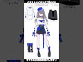 【イラストメイキング/Time lapse】衣装デザイン/お仕事イラスト #Shorts