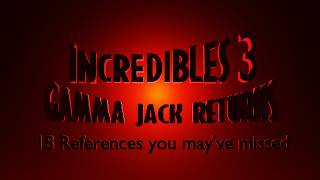 18 Movie and Video Game References that you missed in Incredibles 3 Gamma Jack Returns