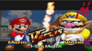 Lets Play Mario Power Tennis - Exhibition Match - Shadowmarioxli Vs. Madamewario