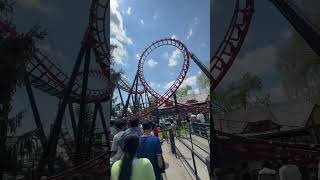 Canada’s wonderland #fun #adventure #fyp #shortsfeed #reels #vibes #rollercoaster #travel #thriller