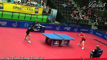 ZHANG JIKE BACKHAND LOOP