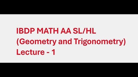 Coordinate Geometry -2D [IB MATH AA SL/HL]