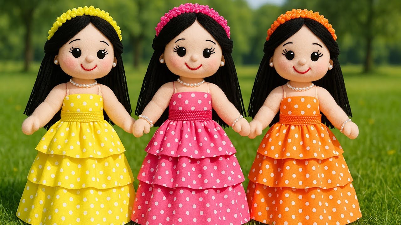 😍Эти куклы потрясающие/💥Создание двух разных кукол из носков