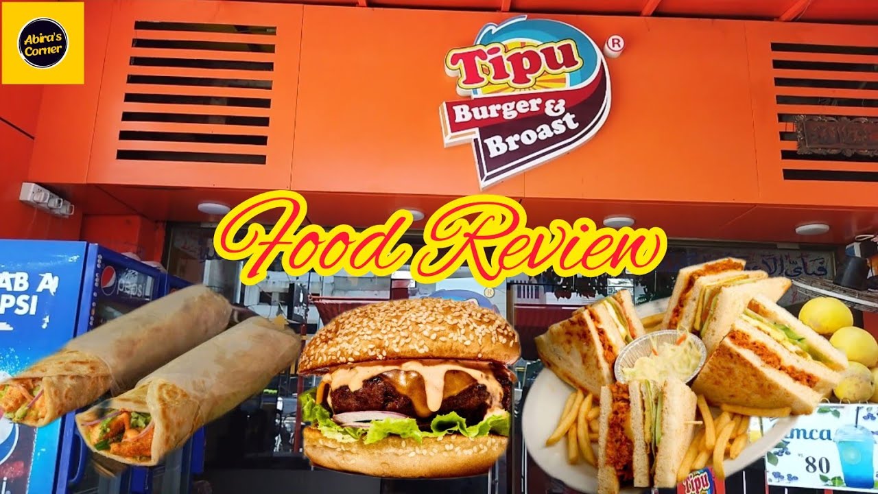 Boat Basin Ka Famous Tipu Burger Tipu Burger Karachi Food Review