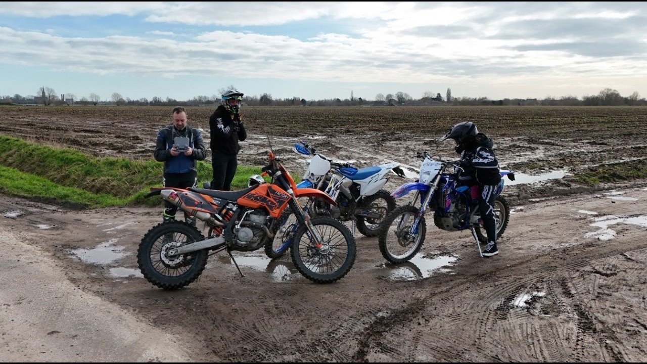 Sortie Enduro Nord 300TM 250WRF 250KTM