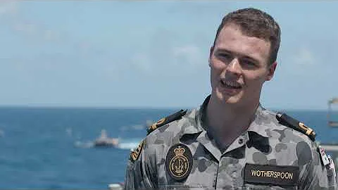 National Science Week - HMAS Canberra Marine Engineering department discuss STEM