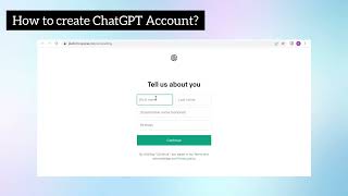 ChatGPT pe account kaise bnayein? 2 mint mein seekhein | OpenAI ChatGPT GPT-4 | ChatGPT Signup