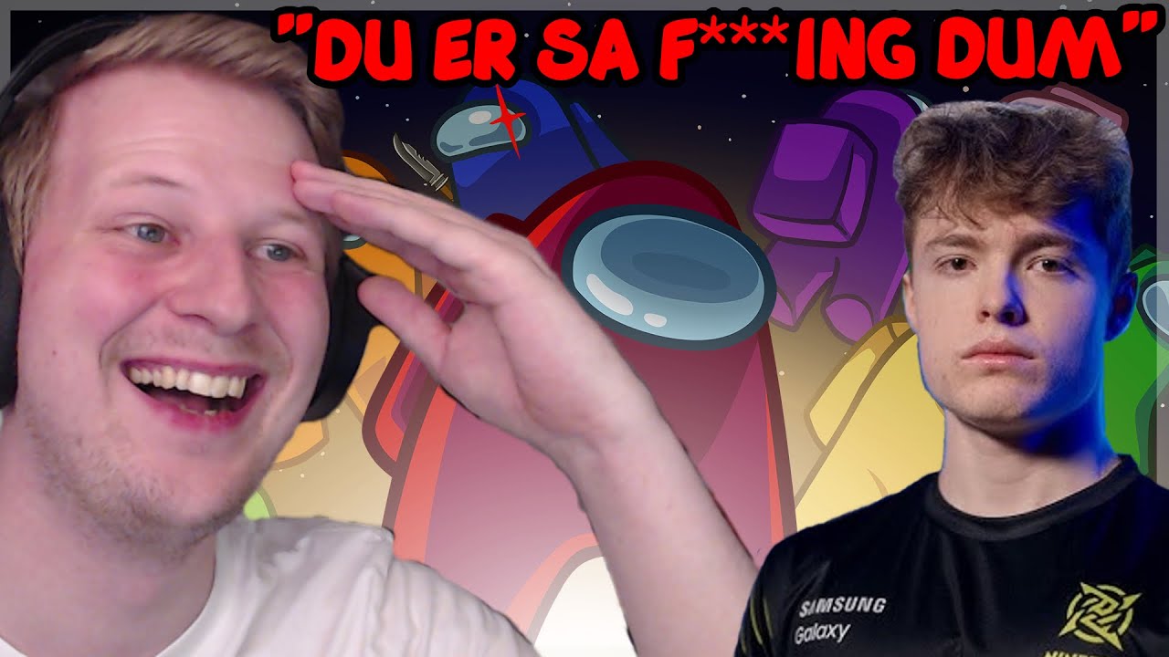 SLICER FORTNITE PRO'S I AMONG US... og de bliver MEGET sure! (Dansk Among us) | Zrool