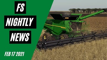 FS NIGHTLY NEWS! John Deere X9 1000, Demco Grain Cart 22, Plus Testing List | Farming Simulator 19