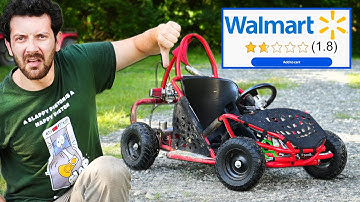 We Bought the WORST RATED Go Kart at Walmart (and Swapped in a Racing Engine!)